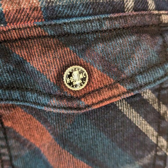 Harey Davidson long sleeved button up shirt - Picture 7 of 7